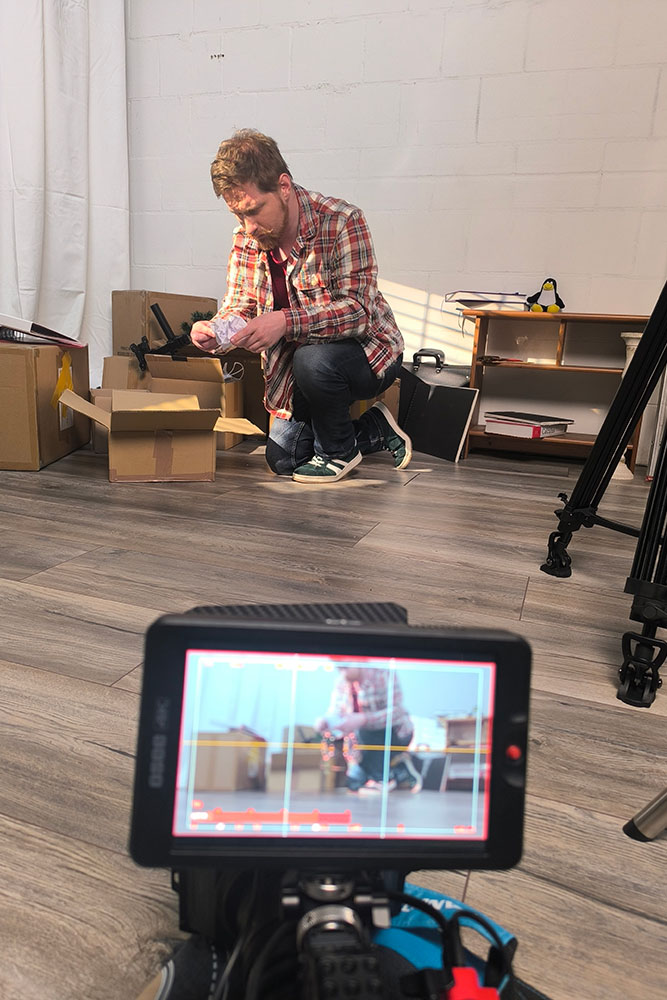Behind the scenes