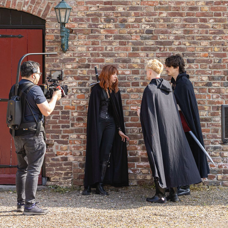 Behind the scenes