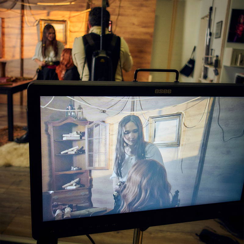 Behind the scenes