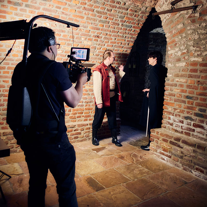 Behind the scenes