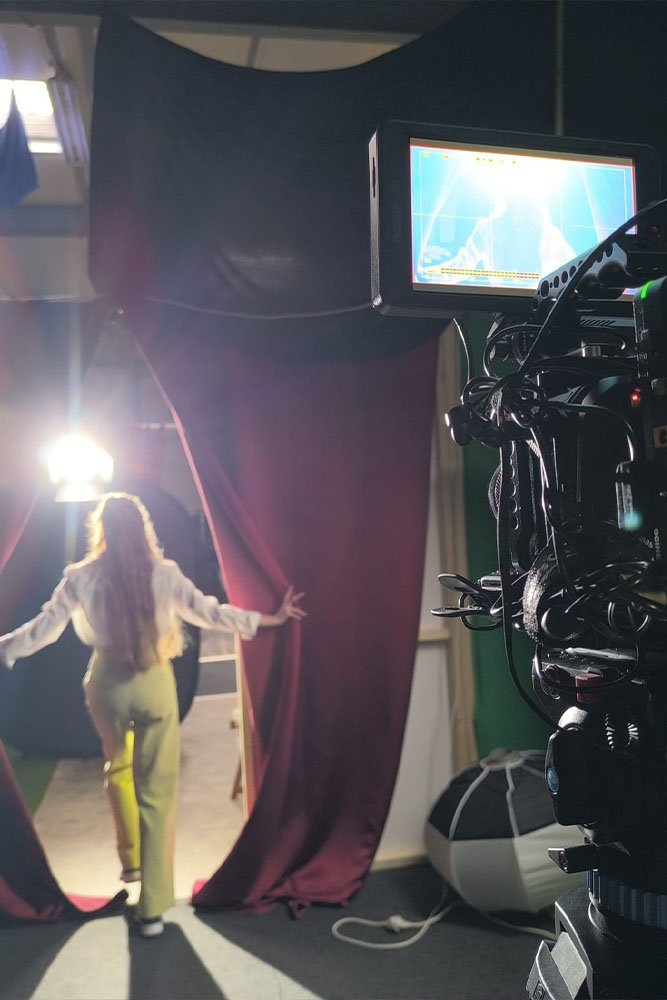 Behind the scenes